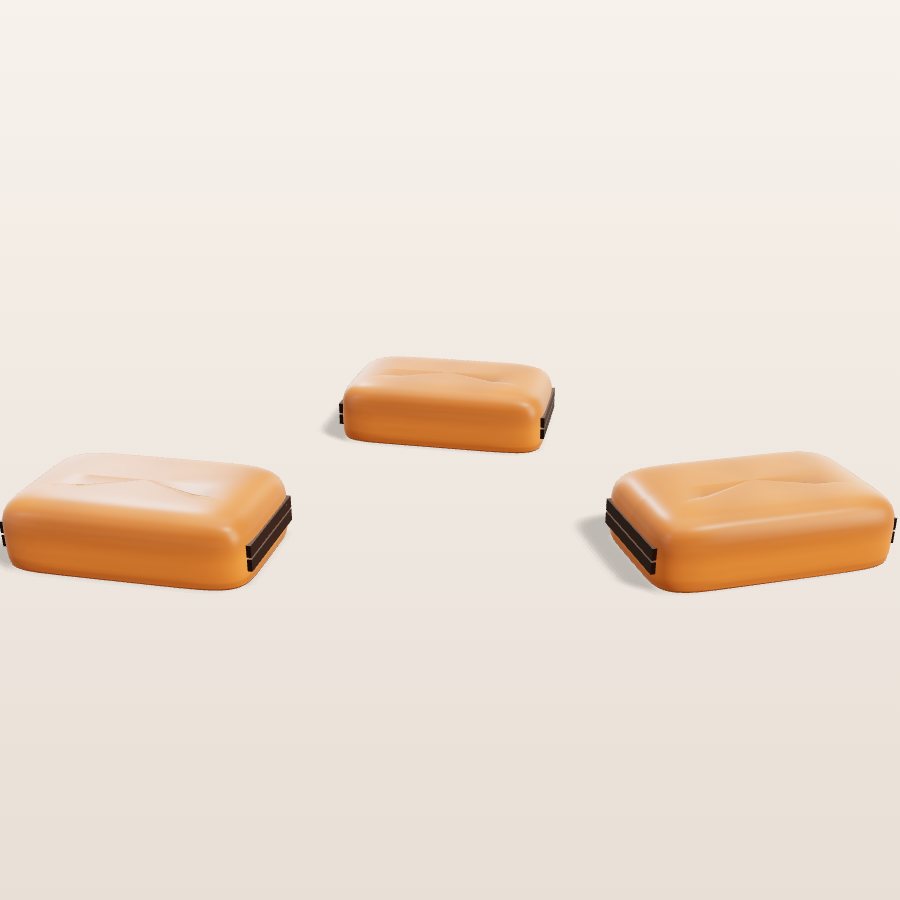Pains au chocolat — 3D cake model